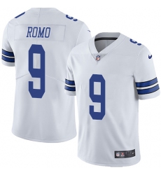 Men's Nike Dallas Cowboys #9 Tony Romo White Vapor Untouchable Limited Player NFL Jersey