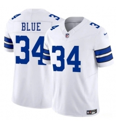 Men's Dallas Cowboys #34 Jaydon Blue White 2025 Draft F.U.S.E. Vapor Untouchable Limited Football Stitched Jersey
