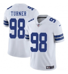 Men's Dallas Cowboys #98 Payton Turner White 2025 Vapor Untouchable Limited Football Stitched Jersey
