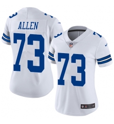 Women's Nike Dallas Cowboys #73 Larry Allen White Vapor Untouchable Limited Player NFL Jersey