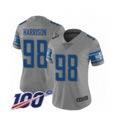 Men's Detroit Lions #5 Matt Prater Limited Black Rush Vapor Untouchable 100th Season Football Jersey