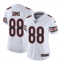 Women's Nike Chicago Bears #88 Dion Sims White Vapor Untouchable Limited Player NFL Jersey