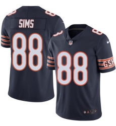Youth Nike Chicago Bears #88 Dion Sims Elite Navy Blue Team Color NFL Jersey